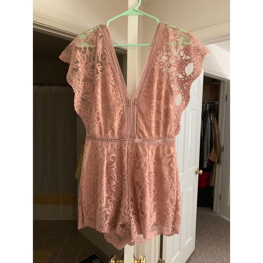 Charlotte Russe lace romper/playsuit